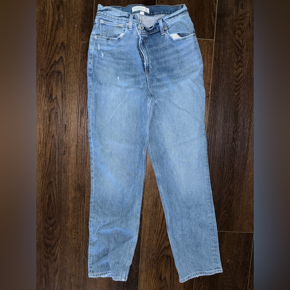 Abercrombie Curve Love Denim Jeans 90s Straight Leg